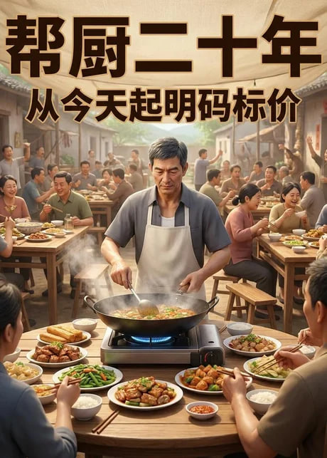 帮厨二十年，从今天起明码标价